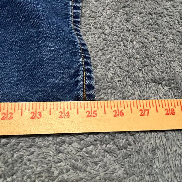 Levi’s 501 Jeans Womens 26 x 25 Cropped Premium blue Denim Pants - Picture 9 of 10